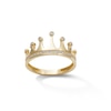 Thumbnail Image 1 of 10K Gold CZ Crown Ring