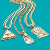 Thumbnail Image 1 of 160 Gauge Diamond-Cut Cuban Curb Chain Necklace in 10K Two-Tone Gold - 22"