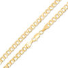 Thumbnail Image 2 of 100 Gauge Bevelled Curb Chain Necklace in 10K Gold - 18"