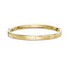 Thumbnail Image 0 of Child's 4mm "LIVE, LOVE, SPARKLE" Bangle in Brass with 14K Gold Fill - 5.25"