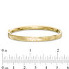 Child's 4mm "LIVE, LOVE, SPARKLE" Bangle in Brass with 14K Gold Fill - 5.25"