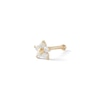 Thumbnail Image 0 of 14K Semi-Solid Gold CZ Flower Nose Stud - 22G