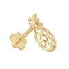 Thumbnail Image 1 of 019 Gauge Cut-Out Pineapple Cartilage Barbell in 14K Gold