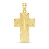Thumbnail Image 1 of Lord's Prayer Cross Necklace Charm in 10K Gold