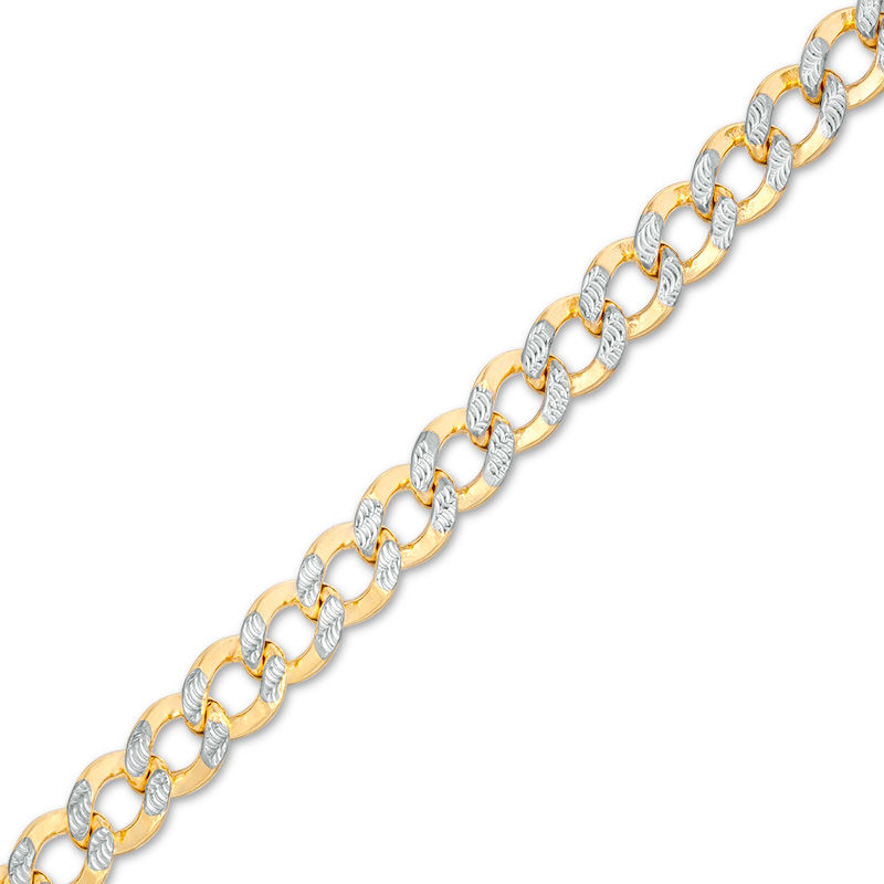 10k yellow gold 8mm wide miami cuban link bracelet