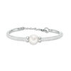 Thumbnail Image 1 of Honora 7 - 8mm Freshwater Cultured Pearl Loose Braid Bolo Bracelet in Sterling Silver - 9.75"