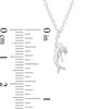 Thumbnail Image 2 of Child's Mermaid Pendant in Sterling Silver - 15"
