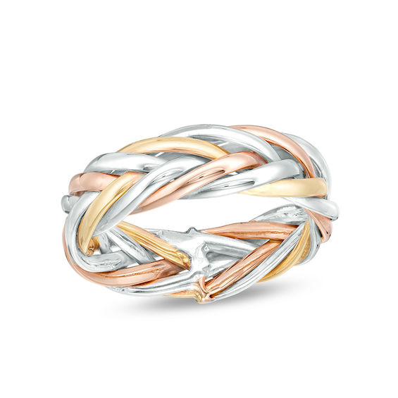 TOUS Steel and Gold TOUS Mesh Ring 0,7cm | Westland Mall