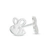 Thumbnail Image 1 of Child's Cut-Out Bumble Bee Stud Earrings in Sterling Silver