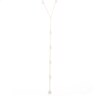 Thumbnail Image 0 of Diamond-Cut Star Dangle Station "Y" Necklace in 10K Two-Tone Gold