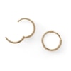 Thumbnail Image 2 of Cubic Zirconia Zig-Zag Huggie Hoop Earrings in 10K Gold