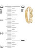 Thumbnail Image 2 of Spike Trio Hoop Earrings in 10K Gold