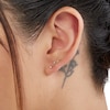Thumbnail Image 3 of Bezel-Set Cubic Zirconia and Beaded Constellation Crawler Earrings in 10K Gold