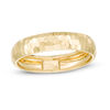 Thumbnail Image 0 of 4mm Diamond-Cut Wedding Band in 10K Gold - Size 7