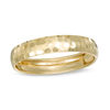 Thumbnail Image 0 of 4mm Hammered Wedding Band in 10K Gold - Size 10