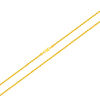 Thumbnail Image 1 of 016 Gauge Hollow Rope Chain Necklace in 14K Gold - 18"