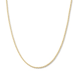 14K Hollow Gold Rope Chain - 20"