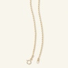 Thumbnail Image 1 of 012 Gauge Hollow Rope Chain Necklace in 14K Gold - 20"