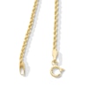 Thumbnail Image 4 of 14K Hollow Gold Rope Chain - 20"