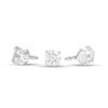 Thumbnail Image 0 of 016 Gauge Multi-Shape Cubic Zirconia Solitaire Three Piece Labret Set in Stainless Steel with Bioplast