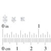 Thumbnail Image 1 of 016 Gauge Multi-Shape Cubic Zirconia Solitaire Three Piece Labret Set in Stainless Steel with Bioplast