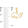 Thumbnail Image 2 of Child's Whale Necklace Charm in 10K Gold