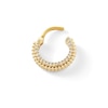 Thumbnail Image 2 of Yellow Ion Plated CZ Beaded Hoop - 16G 5/16"