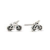 Thumbnail Image 0 of Child's Oxidized Bicycle Stud Earrings in Sterling Silver