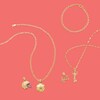 Thumbnail Image 2 of Child's Musical Notes Necklace Charm in 10K Gold