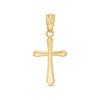 Child's Cross Necklace Charm in 10K Gold