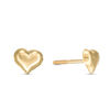 Thumbnail Image 0 of Child's Puff Heart Stud Earrings in 14K Gold