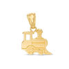 Thumbnail Image 1 of Child's Train Necklace Charm in 10K Gold