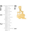 Thumbnail Image 2 of Child's Train Necklace Charm in 10K Gold