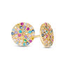 Thumbnail Image 0 of Multi-Color Cubic Zirconia Small Circle Stud Earrings in 10K Gold