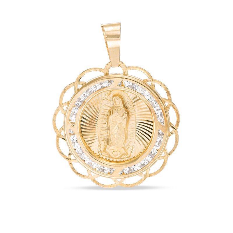 Virgen De Guadalupe Necklace Zirconia Diamonds - Etsy
