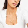 Thumbnail Image 2 of Cubic Zirconia Diamond-Cut Our Lady of Guadalupe Medallion Necklace Charm in 10K Hollow Gold
