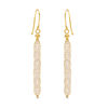 Thumbnail Image 1 of Made in Italy Oval Cubic Zirconia Mesh Cage Drop Earrings in 10K Solid Gold