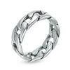Thumbnail Image 2 of Oxidized Chain Link Ring in Sterling Silver - Size 10