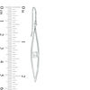5mm Cubic Zirconia Solitaire Open Marquise Frame Drop Earrings in Sterling Silver