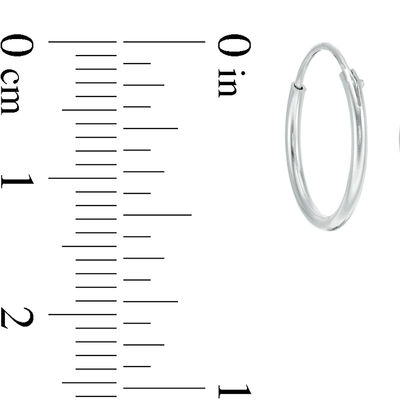 Crystal Heart Studs and Hoop Earrings Set in Sterling Silver