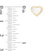 Thumbnail Image 2 of Heart-Shaped Mother-of-Pearl Stud Earrings in 10K Gold