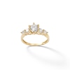 6mm Cubic Zirconia Engagement Ring in 10K Gold