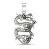 Thumbnail Image 1 of Antique-Finish Dragon Necklace Charm in Sterling Silver