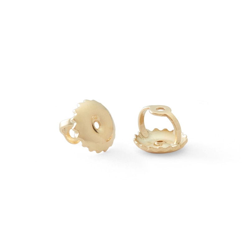Main Image 2 of 10K Solid Gold 1 CT. T.W. Diamond Frame Studs - XL Post