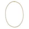 Thumbnail Image 1 of 4mm Cubic Zirconia Tennis Necklace in 10K Gold - 22"