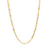 Thumbnail Image 1 of 060 Gauge Valentino Chain Necklace in 10K Hollow Gold - 18"