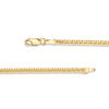 Thumbnail Image 2 of Made in Italy 050 Gauge Curb Chain Necklace in 10K Gold - 18"