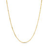 Diamond-Cut Bar Station Rope Chain Necklace in 10K Gold - 18"
