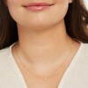 Thumbnail Image 3 of Made in Italy 3.5mm Cubic Zirconia Station Necklace in 10K Solid Gold