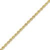 016 Gauge Hollow Rope Chain Bracelet in 14K Gold - 7.5"